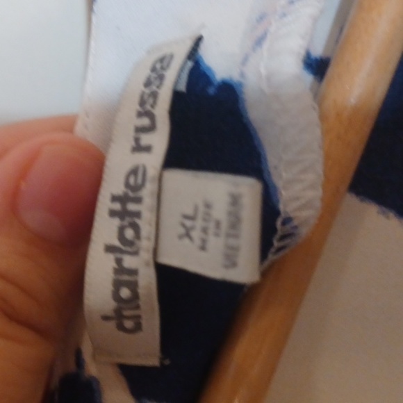 Charlotte Russe White  Floral Romper - Picture 3 of 7